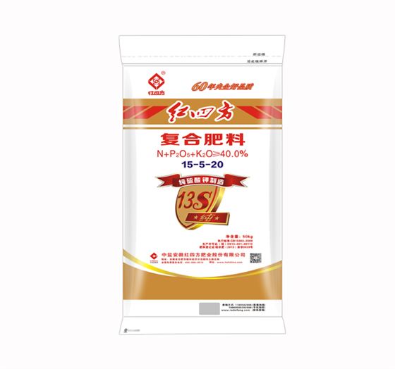 红四方40%（15-5-20）（13S）纯硫酸钾复合肥