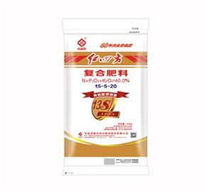 红四方50%（15-15-20）（13S）纯硫酸钾复合肥料50%（15-15-20）（13S）