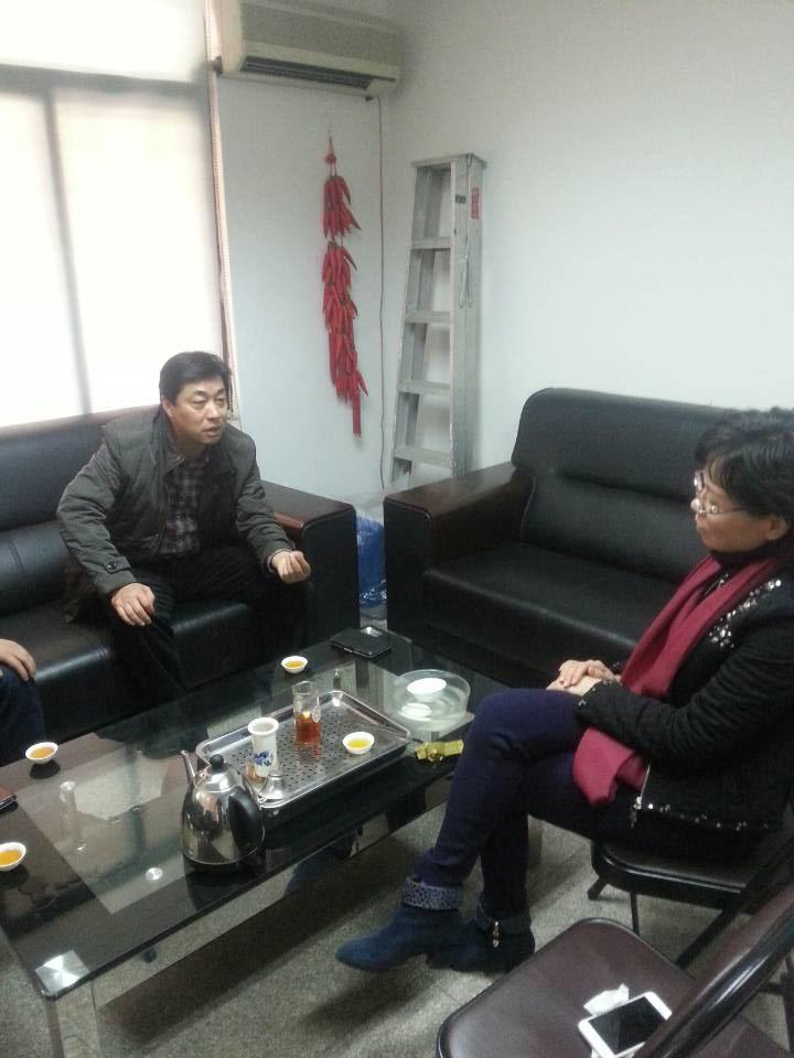 红四方销售高层走访南方部分经销商