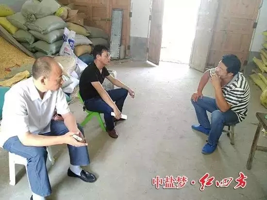 中心经理检查肥东样板市场建设进度.