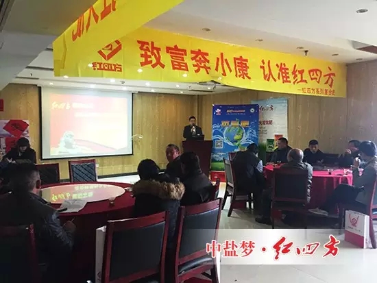 现场推广红四方水稻肥等肥料 现场推广红四方水稻肥等肥料