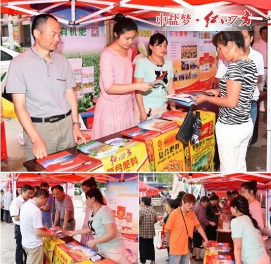 化肥销售现场气氛火热