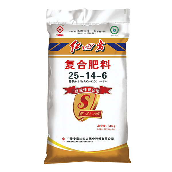 红四方硫酸钾复合肥45%（25-14-6）